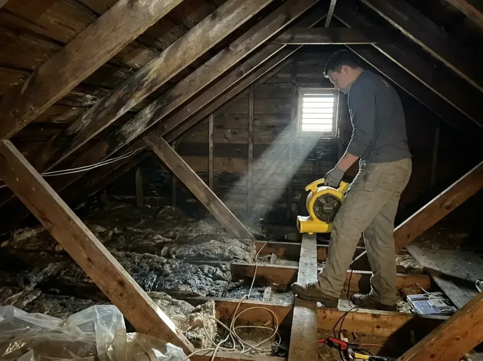 attic-water-damage-drying-proc-007 — frequently asked questions, Emergency Water Extraction & 24/7 Flood Response in Kirtlan…